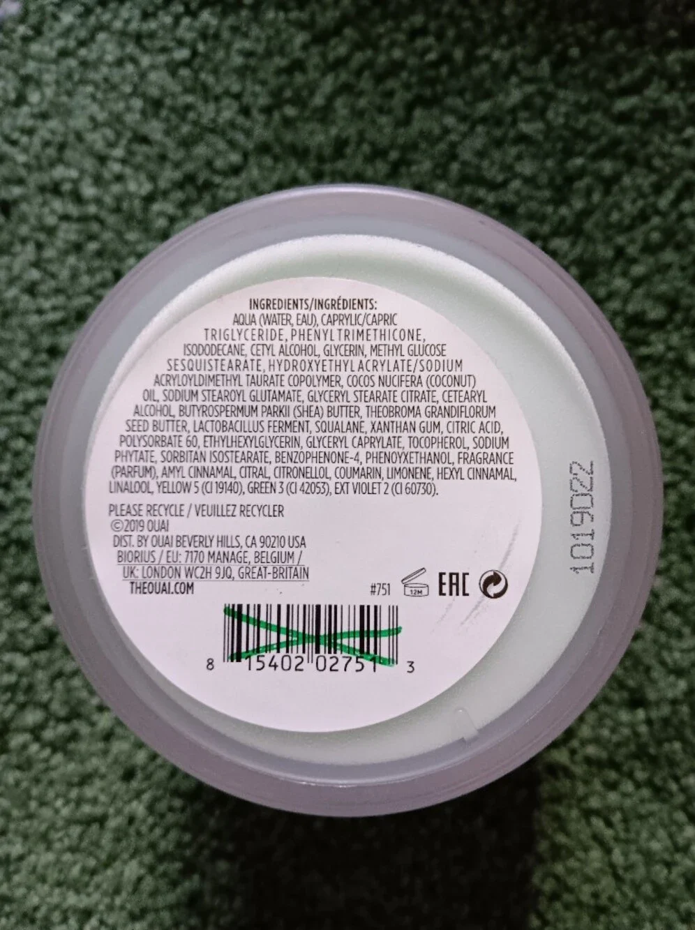 OUAI Body Crème 7.5 oz. New Sealed.